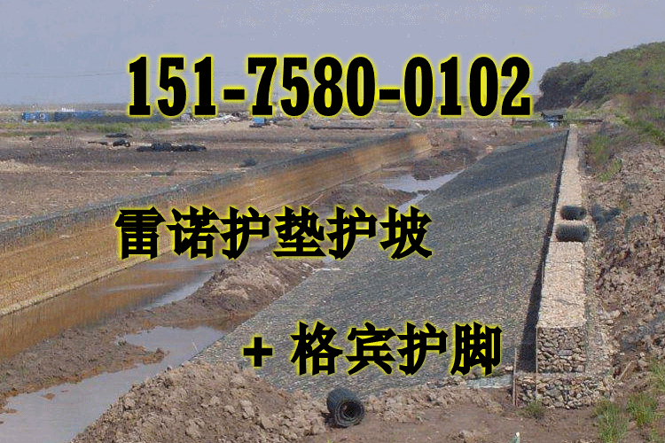 雷諾護(hù)墊護(hù)坡、格賓石籠護(hù)腳